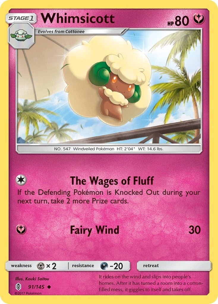 Image for Whimsicott (SM - Guardians Rising) (91/145) - Pokemon