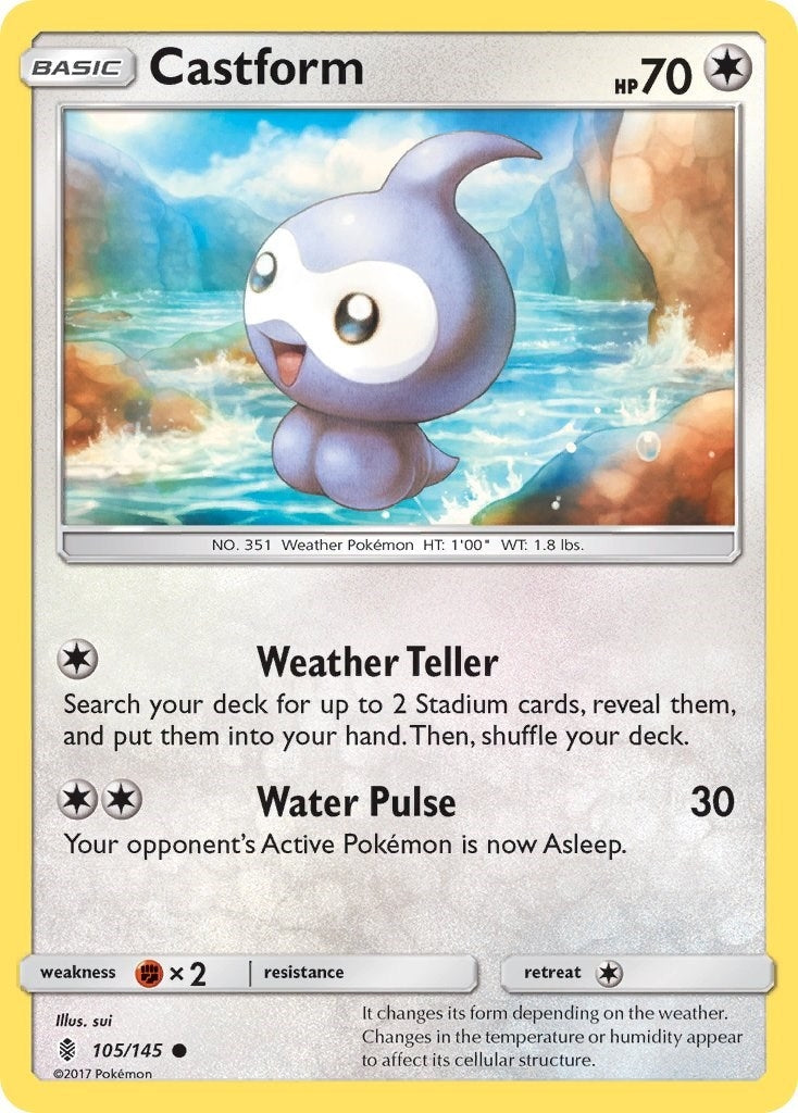 Image for Castform (SM - Guardians Rising) (105/145) - Pokemon