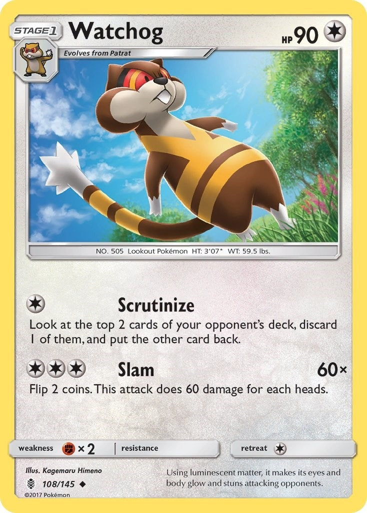 Image for Watchog (SM - Guardians Rising) (108/145) - Pokemon