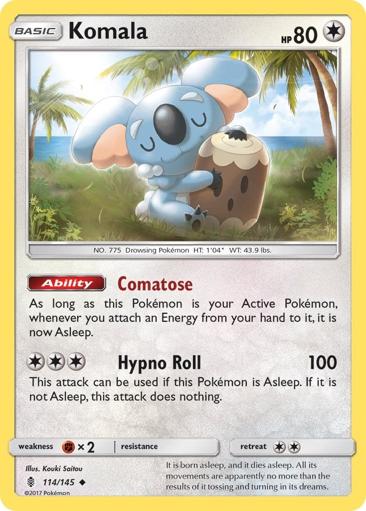 Image for Komala (SM - Guardians Rising) (114/145) - Pokemon