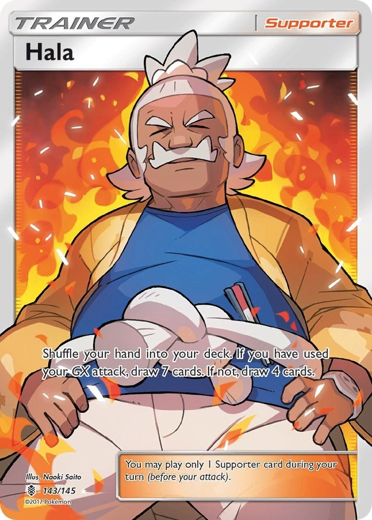 Image for Hala (Full Art) (SM - Guardians Rising) (143/145) - Pokemon