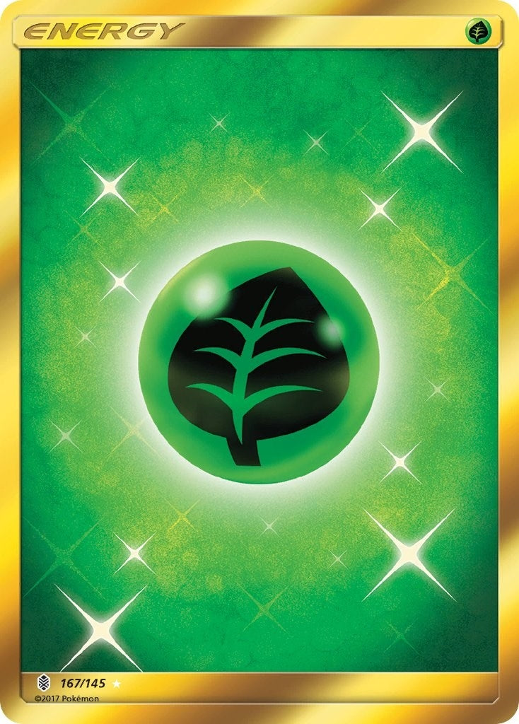 Image for Grass Energy (Secret) (SM - Guardians Rising) (167/145) - Pokemon