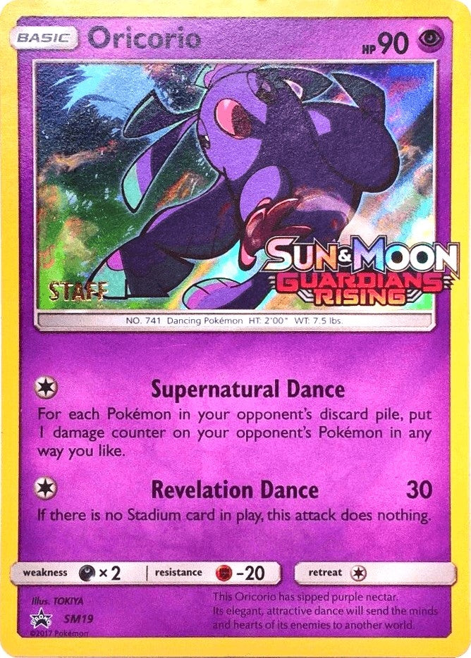 Image for Oricorio - SM19 (Prerelease) [Staff] (SM Promos) (SM19) - Pokemon