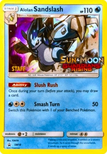 Image for Alolan Sandslash - SM18 (Prerelease) [Staff] (SM Promos) (SM18) - Pokemon