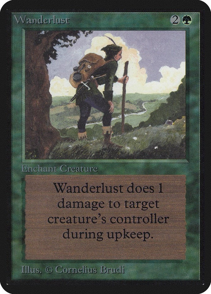 Image for Wanderlust (Alpha Edition) - Magic: The Gathering