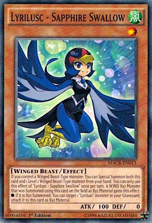 Image for Lyrilusc - Sapphire Swallow (Maximum Crisis) (MACR-EN013) - YuGiOh
