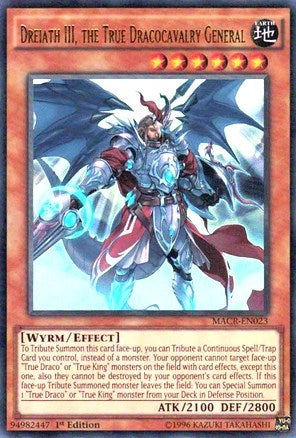 Image for Dreiath III, the True Dracocavalry General (Maximum Crisis) (MACR-EN023) - YuGiOh