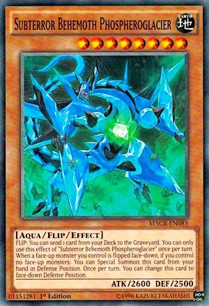 Image for Subterror Behemoth Phospheroglacier (Maximum Crisis) (MACR-EN083) - YuGiOh