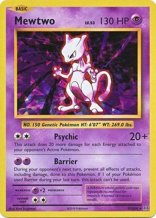 Image for Mewtwo - 51/108 (Cracked Ice Holo) (Deck Exclusives) (051/108) - Pokemon