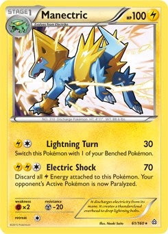 Image for Manectric - 61/160 (XY Primal Clash) (Deck Exclusives) (061/160) - Pokemon