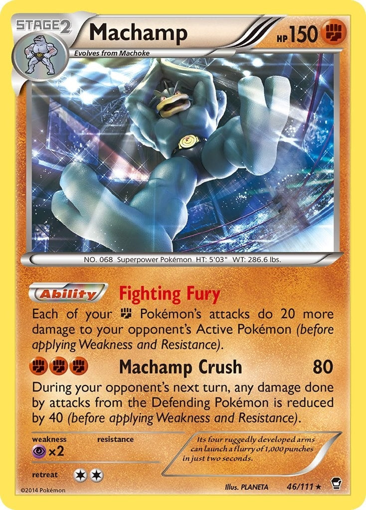 Image for Machamp - 46/111 (XY Furious Fists) (Deck Exclusives) (046/111) - Pokemon