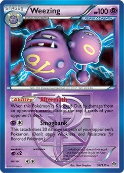 Image for Weezing - 58/135 (BW Plasma Storm) (Deck Exclusives) (058/135) - Pokemon