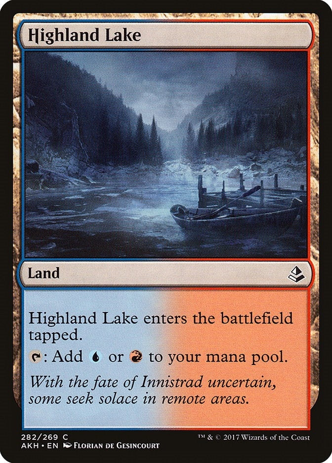 Image for Highland Lake (Amonkhet) (282) - Magic: The Gathering