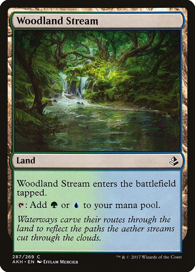 Image for Woodland Stream (Amonkhet) (287) - Magic: The Gathering