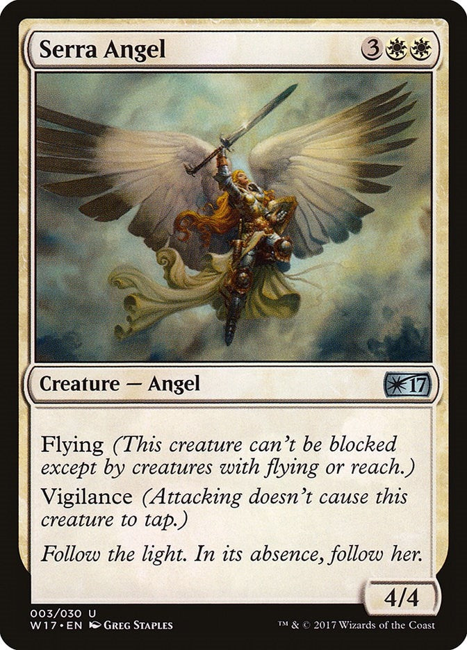 Image for Serra Angel (Welcome Deck 2017) (3) - Magic: The Gathering
