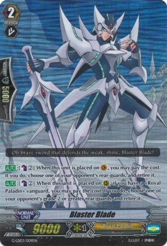 Image for Blaster Blade (RRR Foil) (G-Legend Deck Vol.3: The Blaster) (G-LD03/009EN) - Cardfight Vanguard