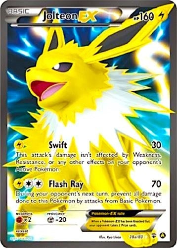 Image for Jolteon EX - 28a/83 (Alternate Art Promos) (028a/083) - Pokemon