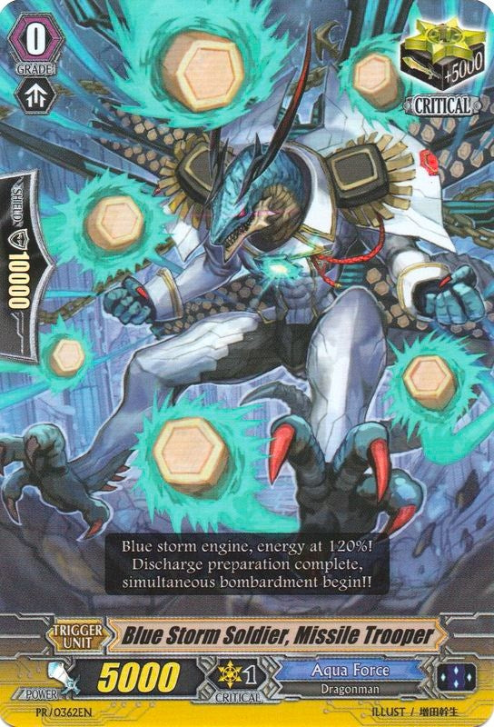 Image for Blue Storm Soldier, Missile Trooper (Promo Cards) (PR/0362EN) - Cardfight Vanguard