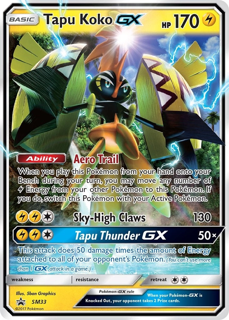 Image for Tapu Koko GX - SM33 (SM Promos) (SM33) - Pokemon