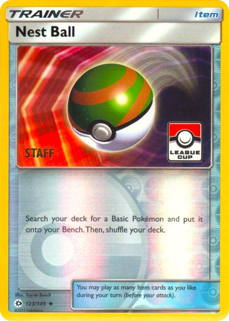 Image for Nest Ball - 123/149 (League Cup) [Staff] (League & Championship Cards) (123/149) - Pokemon