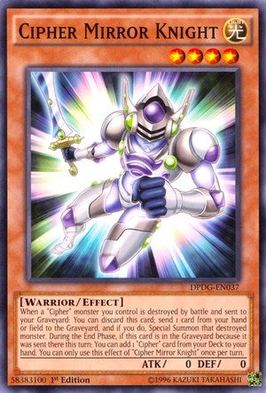 Image for Cipher Mirror Knight (Duelist Pack: Dimensional Guardians) (DPDG-EN037) - YuGiOh