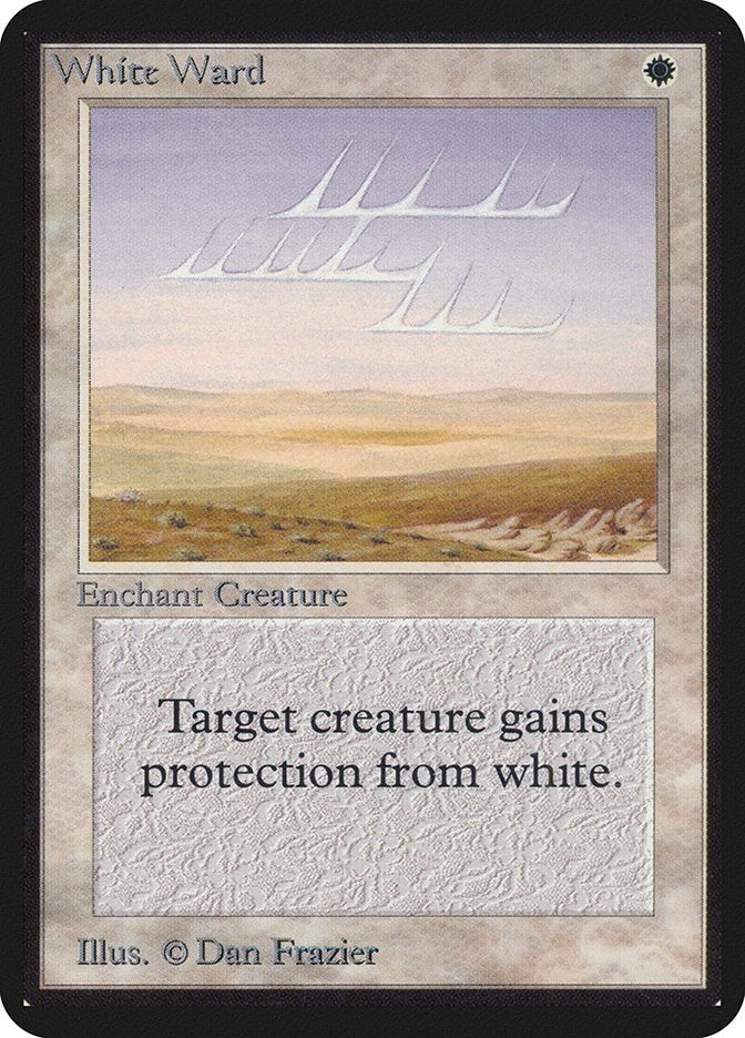 Image for White Ward (Alpha Edition) - Magic: The Gathering