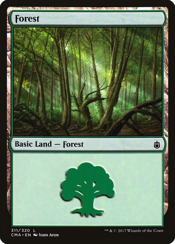 Image for Forest (311) (Commander Anthology) (311) - Magic: The Gathering