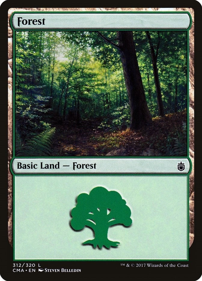 Image for Forest (312) (Commander Anthology) (312) - Magic: The Gathering