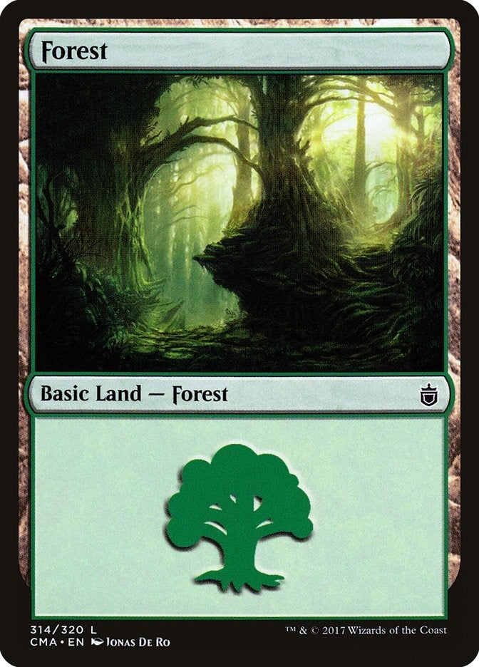 Image for Forest (314) (Commander Anthology) (314) - Magic: The Gathering