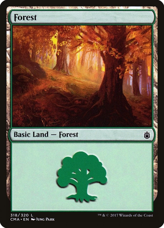 Image for Forest (318) (Commander Anthology) (318) - Magic: The Gathering