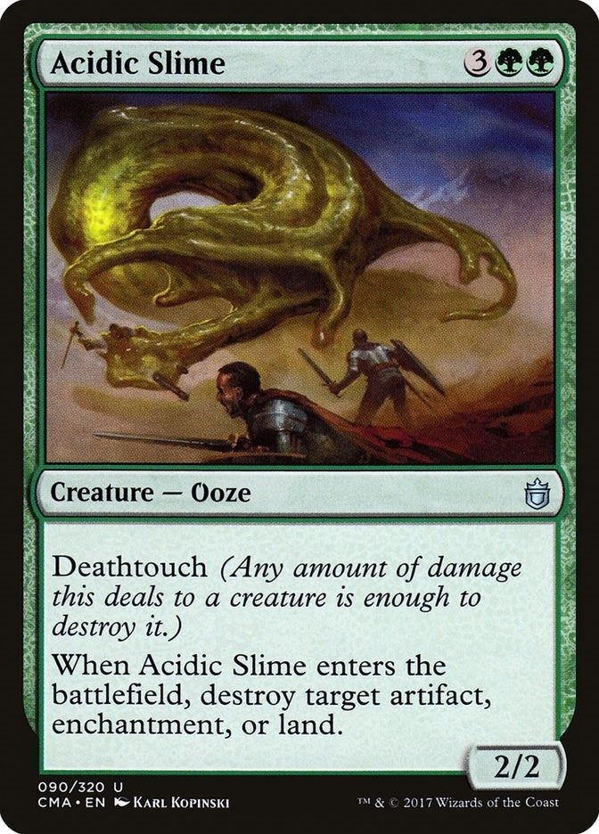 Image for Acidic Slime (Commander Anthology) (90) - Magic: The Gathering