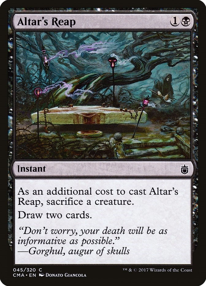 Image for Altar's Reap (Commander Anthology) (45) - Magic: The Gathering