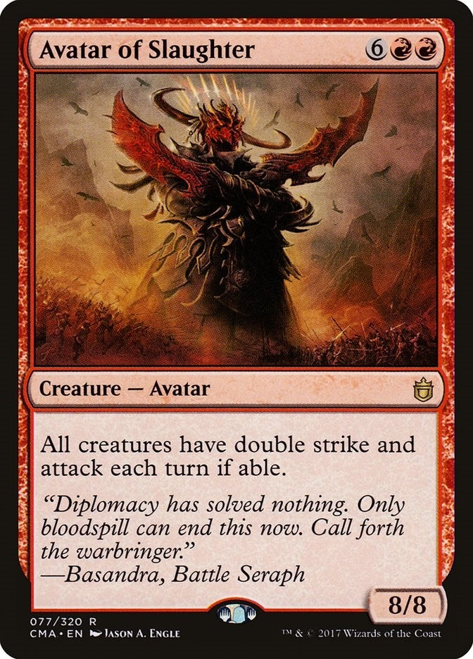 Image for Avatar of Slaughter (Commander Anthology) (77) - Magic: The Gathering