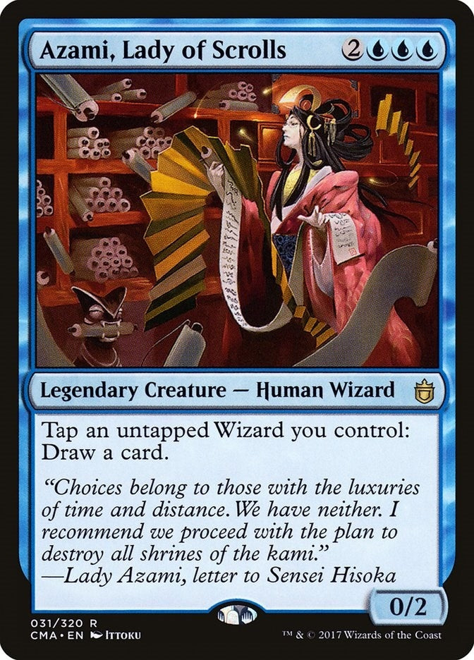 Image for Azami, Lady of Scrolls (Commander Anthology) (31) - Magic: The Gathering