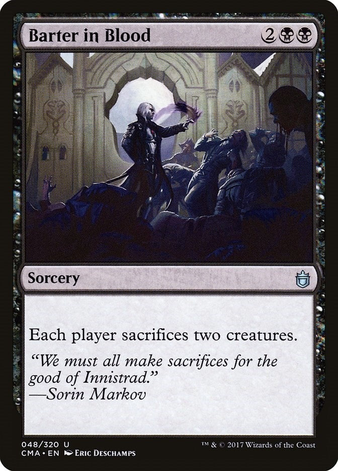 Image for Barter in Blood (Commander Anthology) (48) - Magic: The Gathering