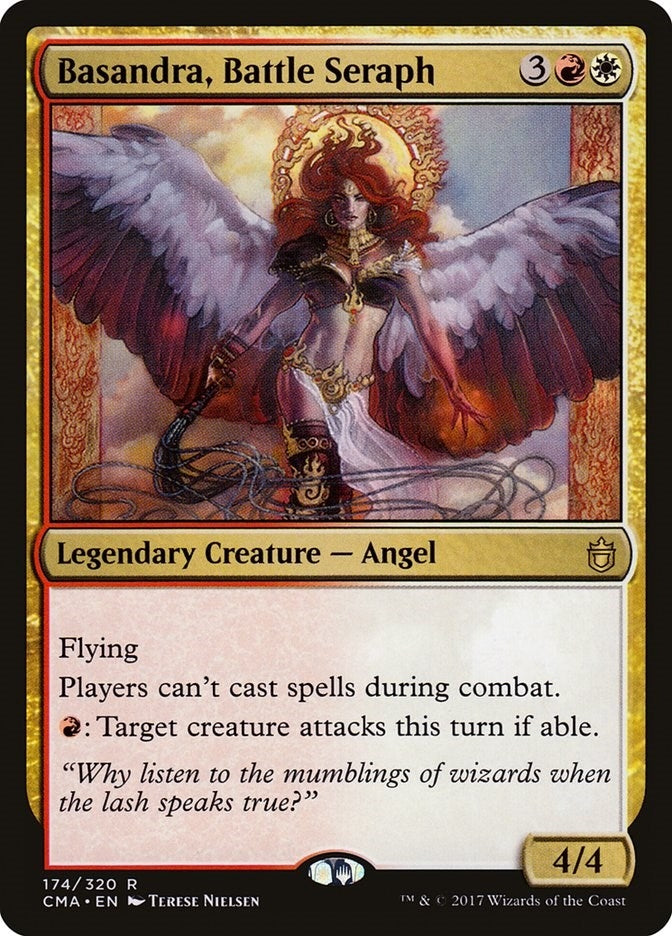 Image for Basandra, Battle Seraph (Commander Anthology) (174) - Magic: The Gathering