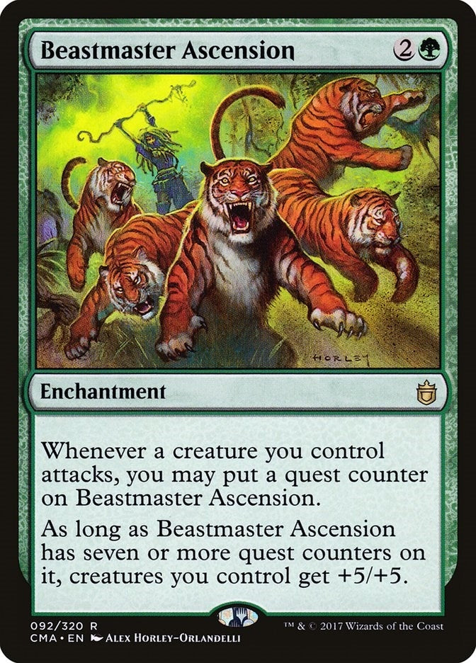 Image for Beastmaster Ascension (Commander Anthology) (92) - Magic: The Gathering