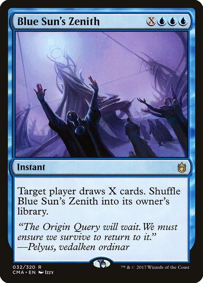 Image for Blue Sun's Zenith (Commander Anthology) (32) - Magic: The Gathering