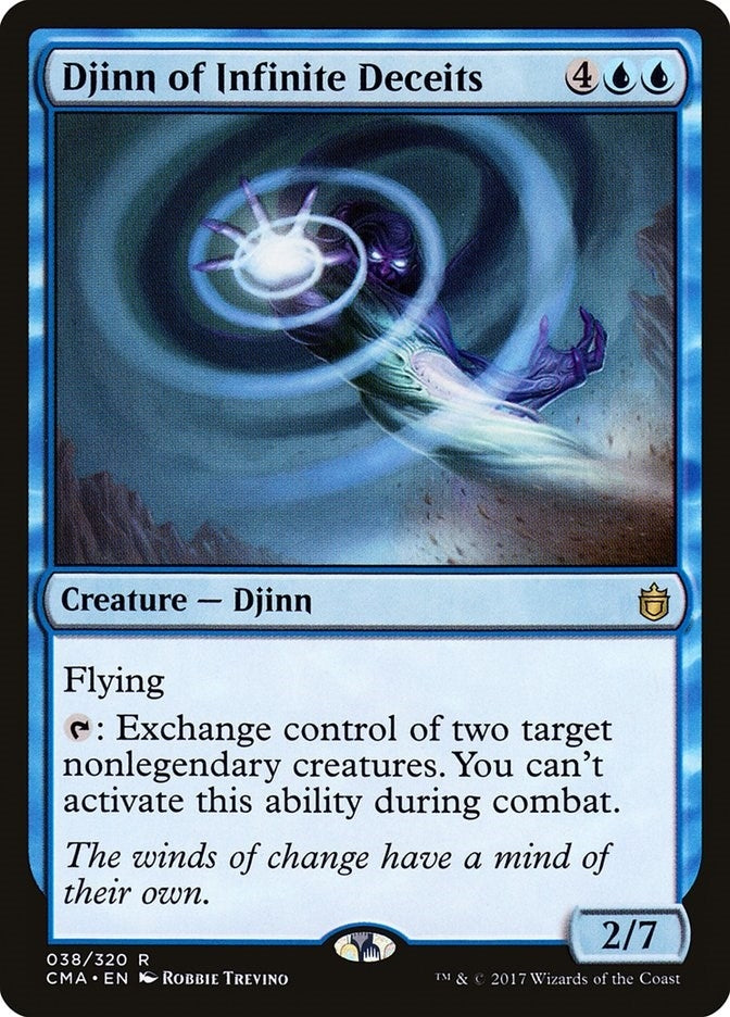 Image for Djinn of Infinite Deceits (Commander Anthology) (38) - Magic: The Gathering