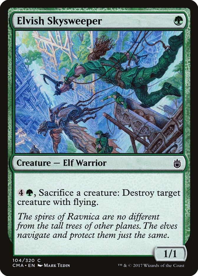 Image for Elvish Skysweeper (Commander Anthology) (104) - Magic: The Gathering