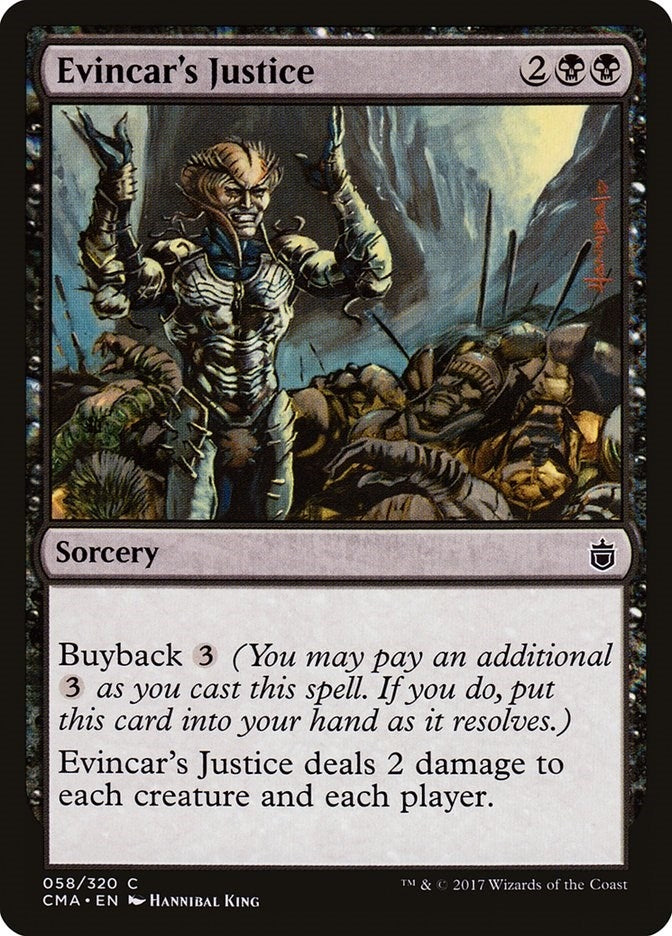 Image for Evincar's Justice (Commander Anthology) (58) - Magic: The Gathering