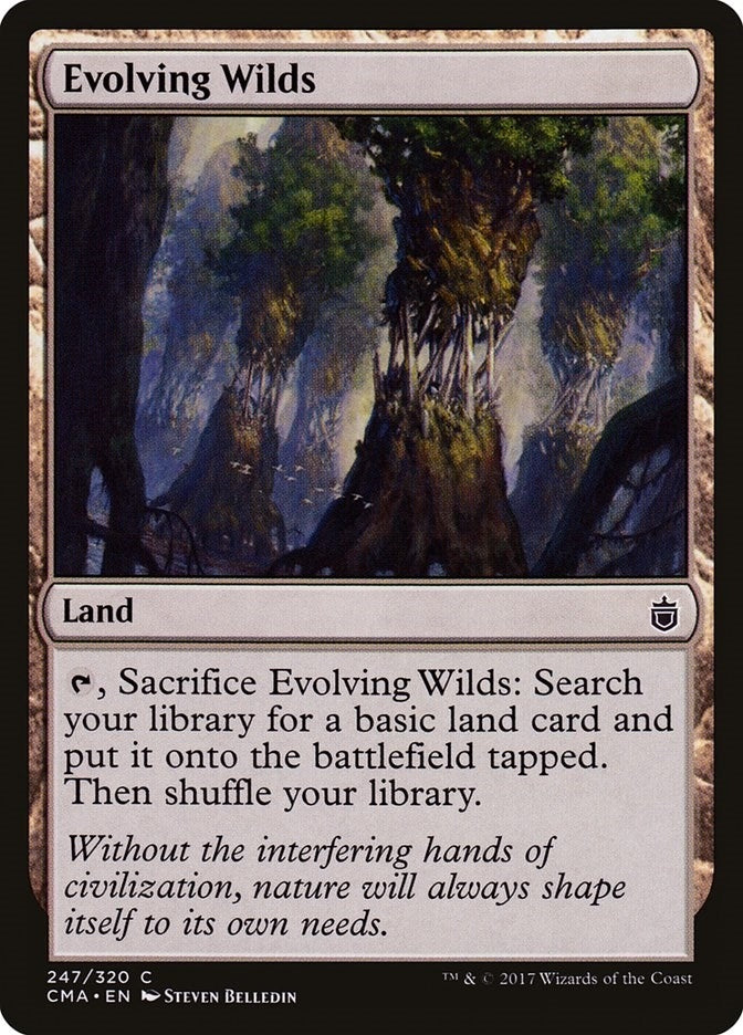 Image for Evolving Wilds (Commander Anthology) (247) - Magic: The Gathering
