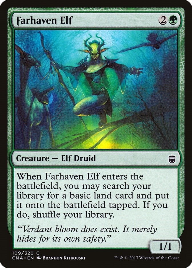 Image for Farhaven Elf (Commander Anthology) (109) - Magic: The Gathering