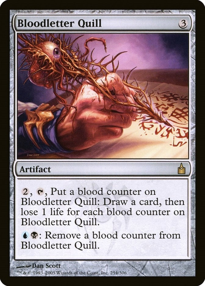 Image for Bloodletter Quill (Ravnica: City of Guilds) (254) - Magic: The Gathering