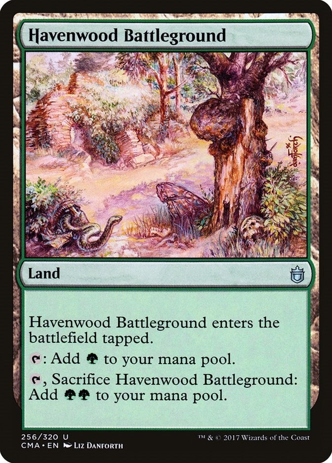 Image for Havenwood Battleground (Commander Anthology) (256) - Magic: The Gathering