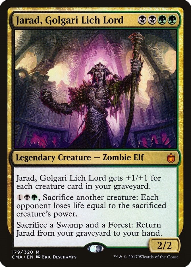 Image for Jarad, Golgari Lich Lord (Commander Anthology) (179) - Magic: The Gathering