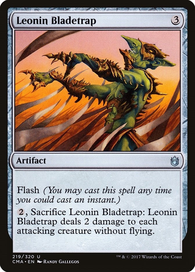 Image for Leonin Bladetrap (Commander Anthology) (219) - Magic: The Gathering
