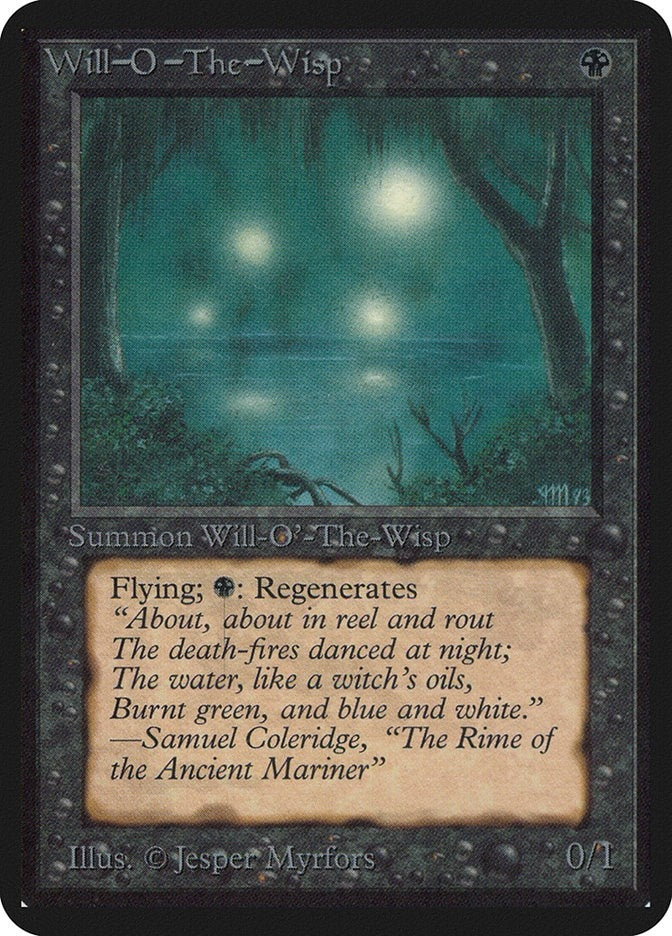 Image for Will-o'-the-Wisp (Alpha Edition) - Magic: The Gathering