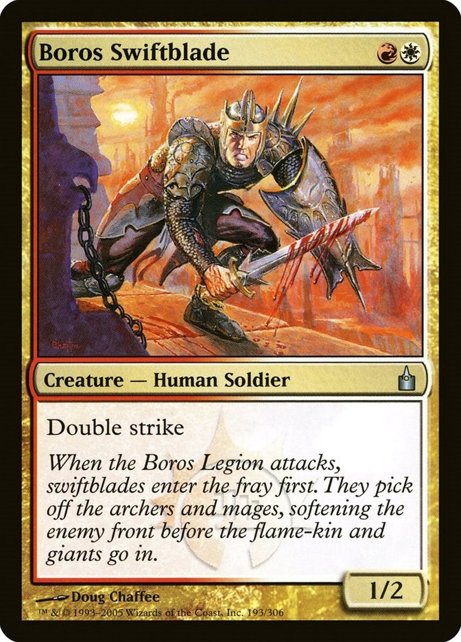 Image for Boros Swiftblade (Ravnica: City of Guilds) (193) - Magic: The Gathering
