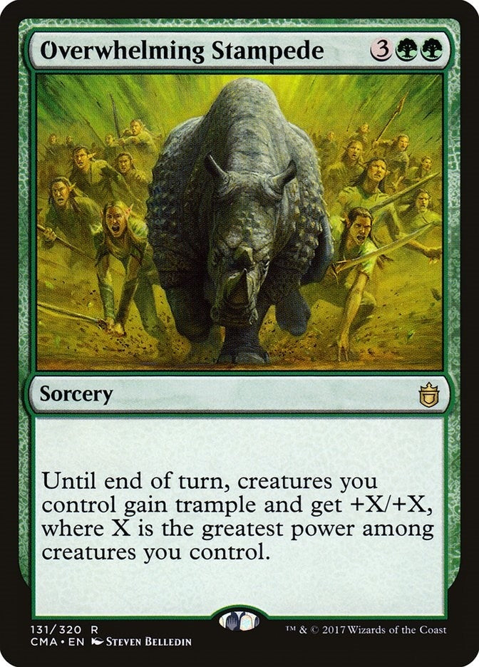 Image for Overwhelming Stampede (Commander Anthology) (131) - Magic: The Gathering